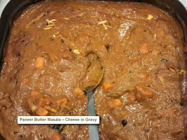 Southern Indian Food - Photos - Paneer Butter Masala (Cheese in Curry)