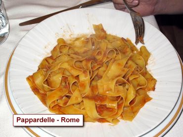 Italy Food Photos - Pappardelle - Rome