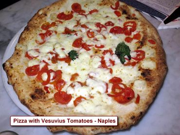 Italy Food Photos - Pizza with Vesuvius Tomatoes - Naples