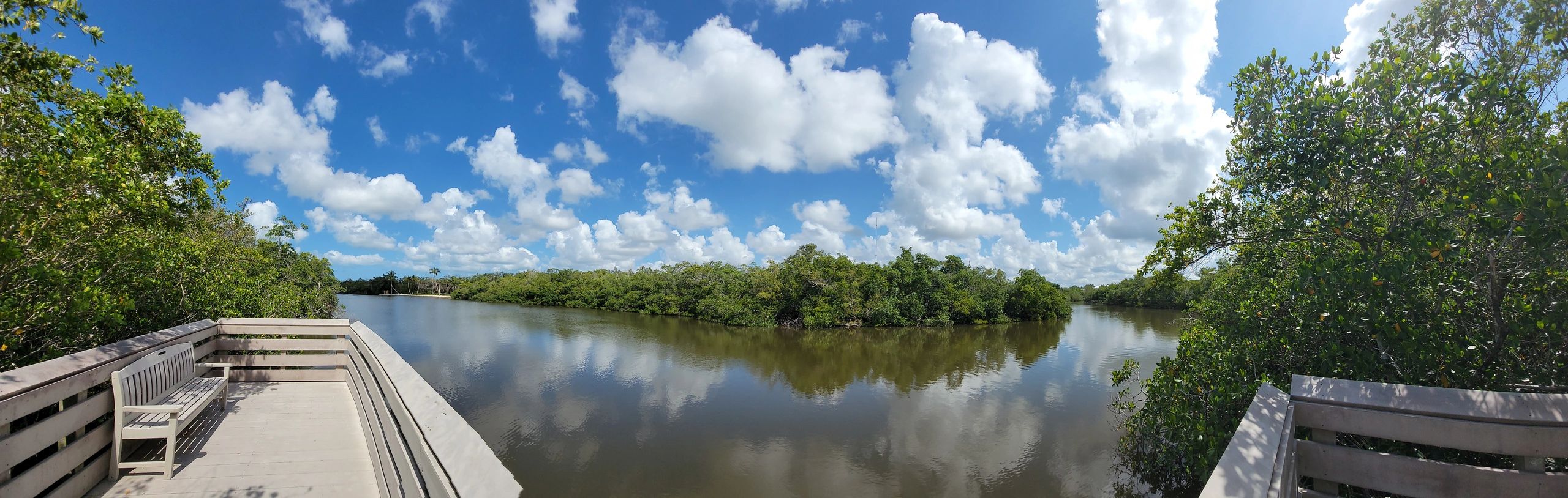 Southwest Florida Panorama Photo - Henderson Creek, Rookery Bay Education Center, Naples, Florida