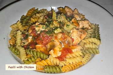 Southwest Florida Food Photos - Fusilli with Chicken