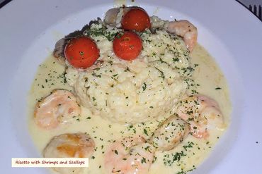Southwest Florida Food Photois - Risotto with Shrimps and Scallops