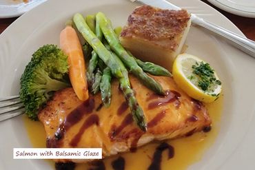 Southwest Florida Food Photos - Salmon with Balsamic Glaze