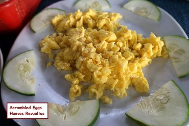 Cuban Food Photos - Huevos Revueltos (Scrambled Eggs)