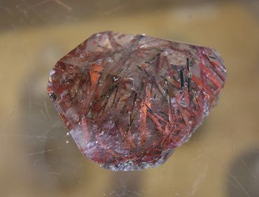 Epidote w/ Oxidized Hematite in Quartz Specimen