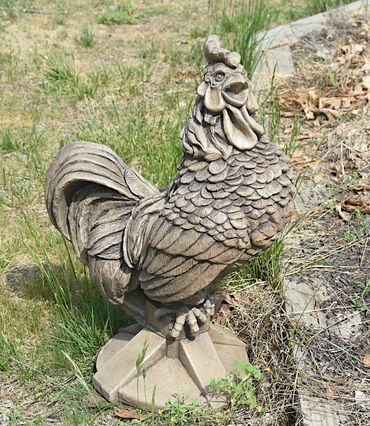 Stone Garden Accent Pieces by Massarelli
Rooster