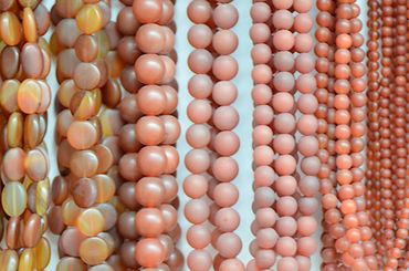 Matte Carnelian round and shaped beads.
oval, coins, rectangles,squares, star cut