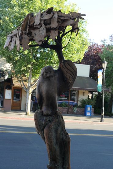 Public art, ArtsAlive, Oak Bay. 
