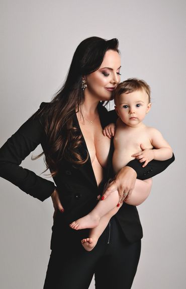 Ensaio gestante fashion em estudio em belo horizonte Mommy Me