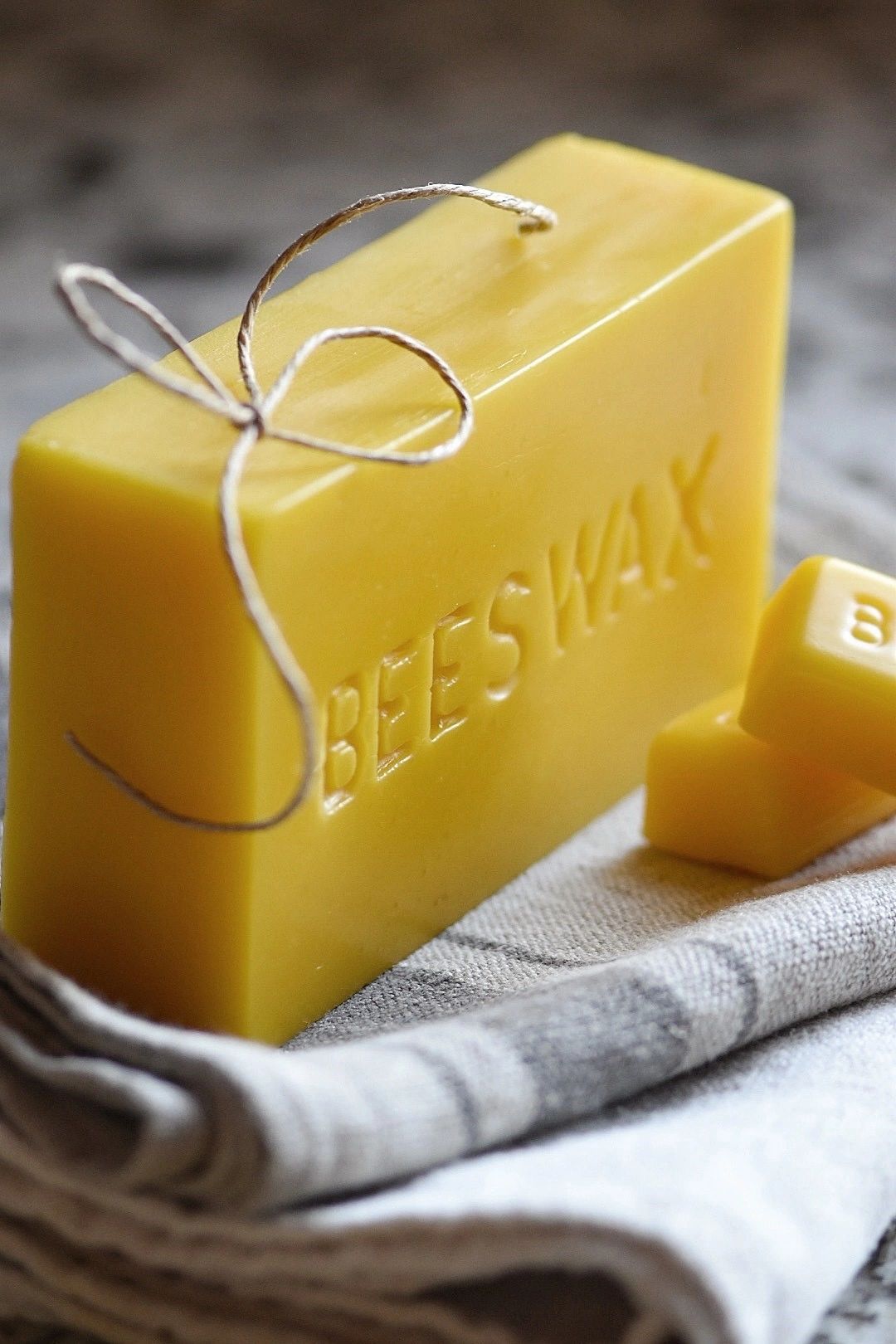 100% Pure Beeswax Bar