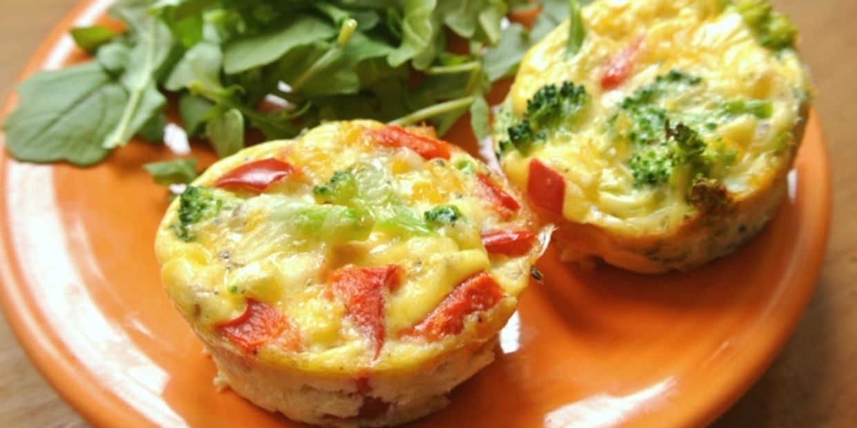 veggie fritatta, vegetarian