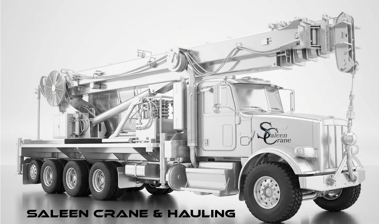Boom Truck Crane, Saleen Crane