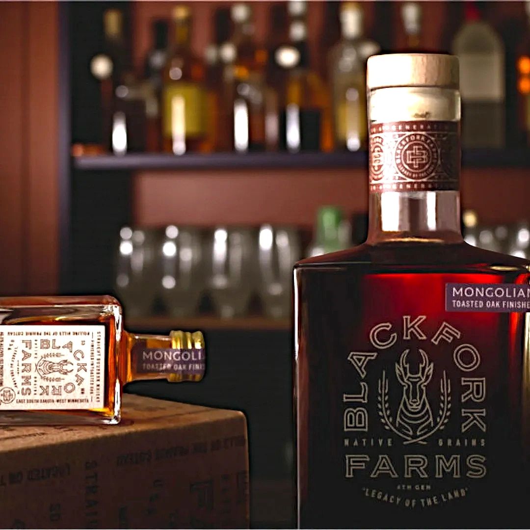 BlackFork Farms Cask-Finished Mongolian Toasted Oak Straight Bourbon Whiskey