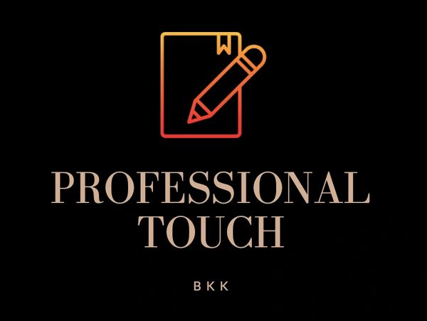 รับทํารายงาน - Professional Touch