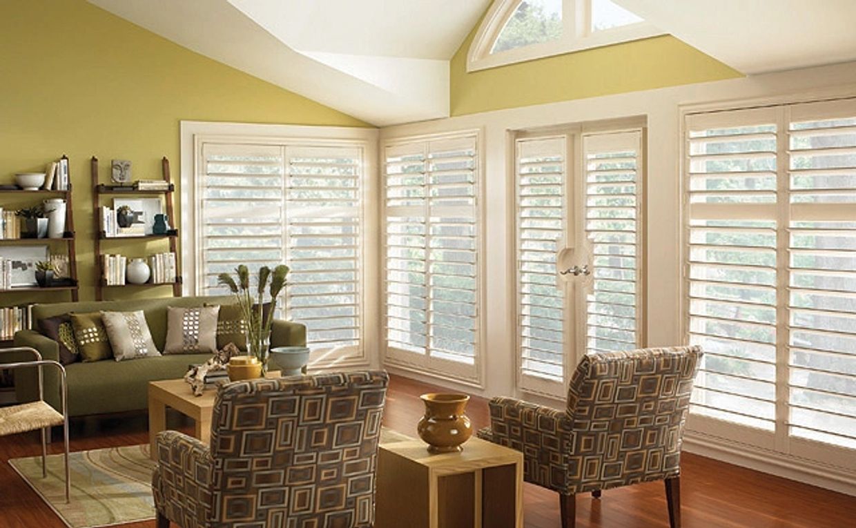 PVC California shutters and shutters on doors for Vancouver area and Lower Mainland BC
