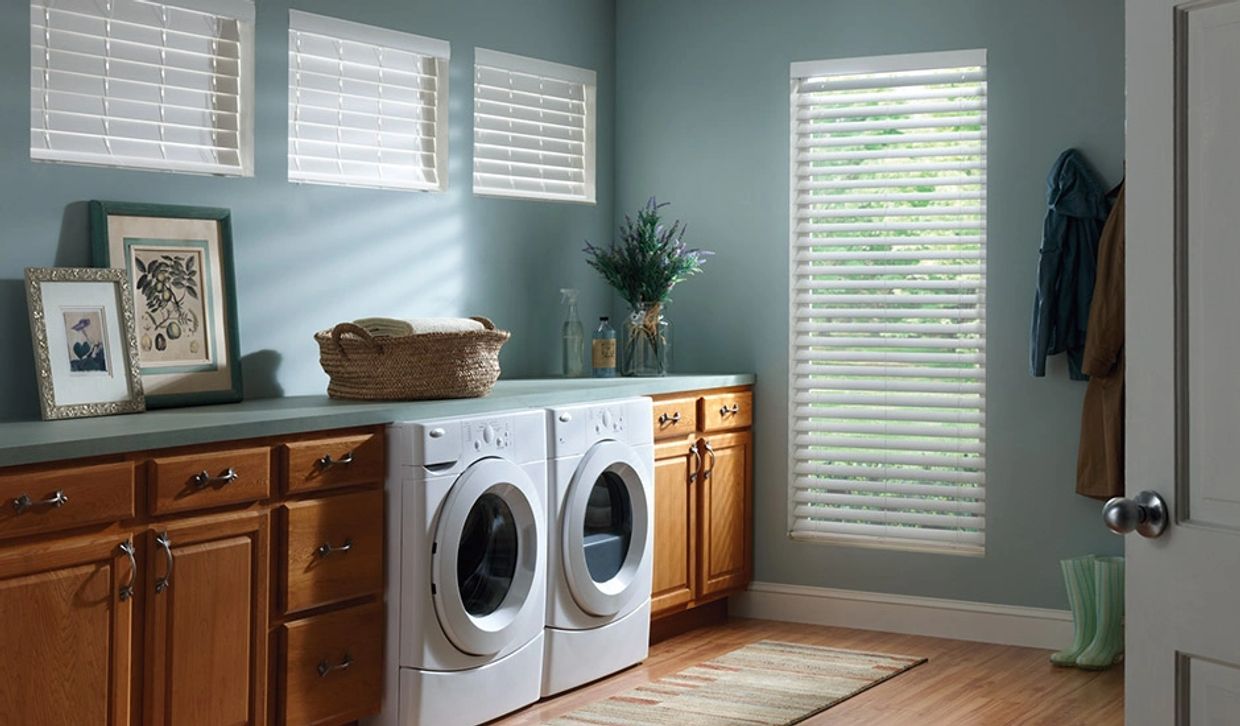 Faux-wood blinds for Vancouver and Coquitlam, BC