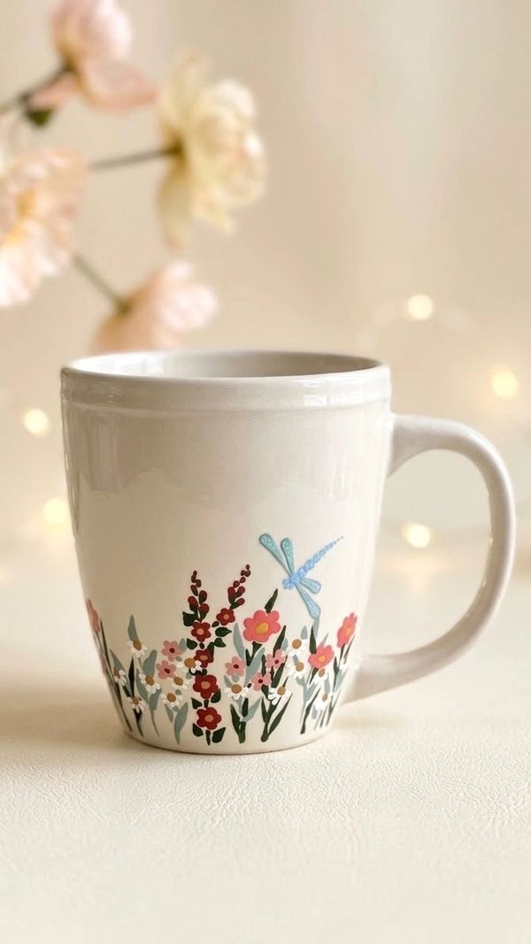 Fall Florals Mandala Mug
