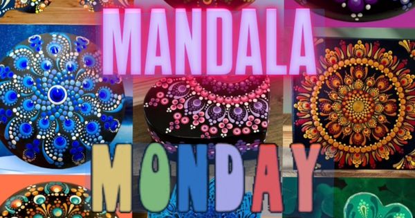 Mandala Monday, home decor, whimsical, dotting art, Thousand Oaks, painting classes, purple