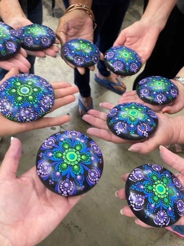Mandala Stone Group and Private Painting Classes, Thousand Oaks, California 