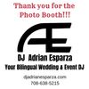 Logo for DJ Adrian Esparza's wedding and event DJ services.