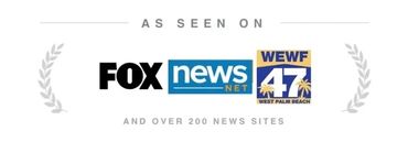 As seen on Fox, News net and WEWF 47 West Palm Beach