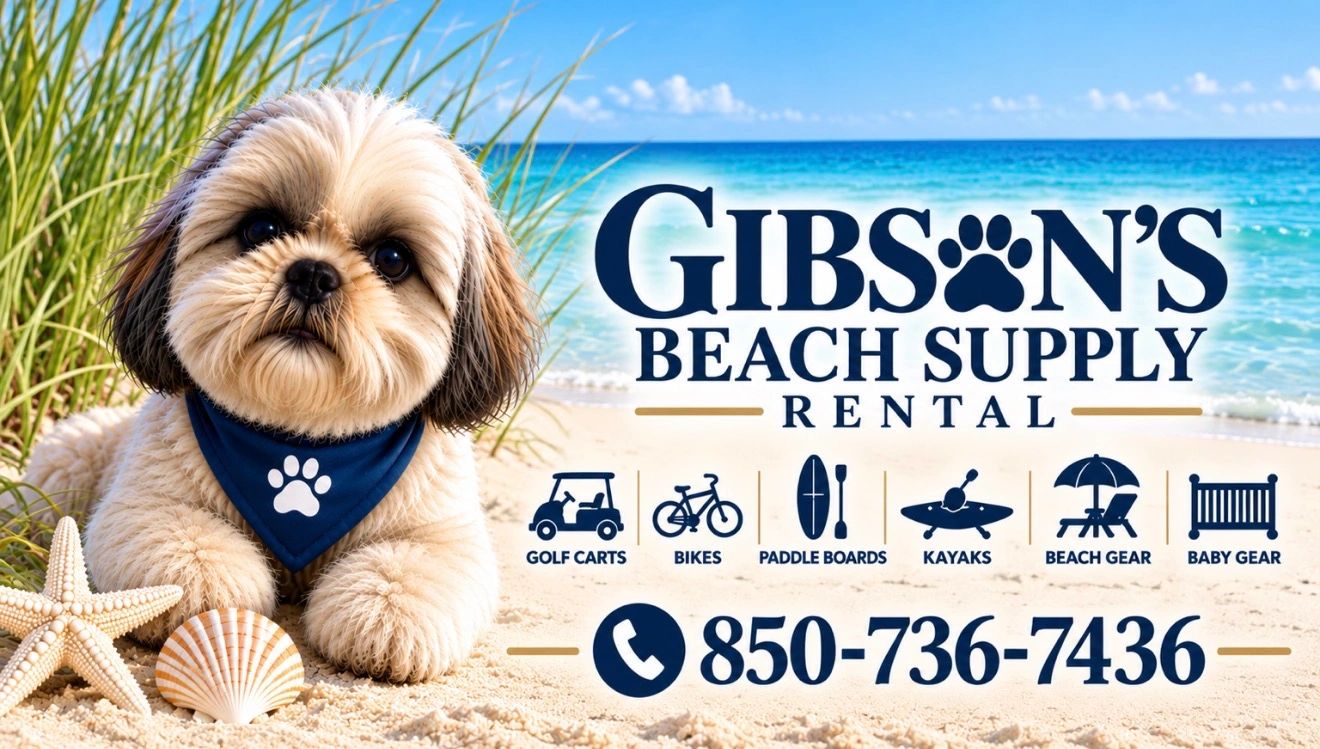 Gibson’s Beach Supply Rental