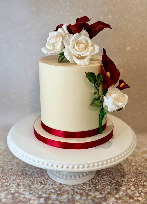 Elegant Anniversary Cake