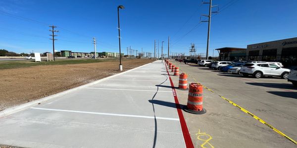 Quality striping.
