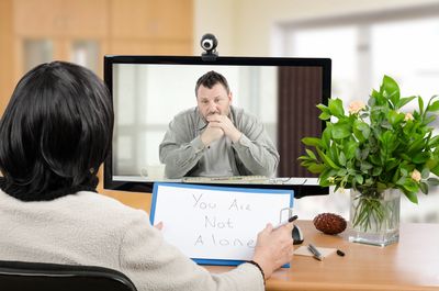 Image of a psychotherapist conduct adult psychotherapy services 