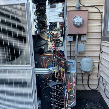 Ductless split system, heat and cooling, electric, efficient, samsung