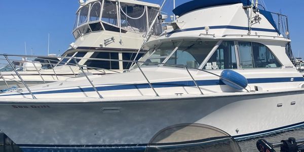 Our 35’ Bertram Charter Fishing boat 