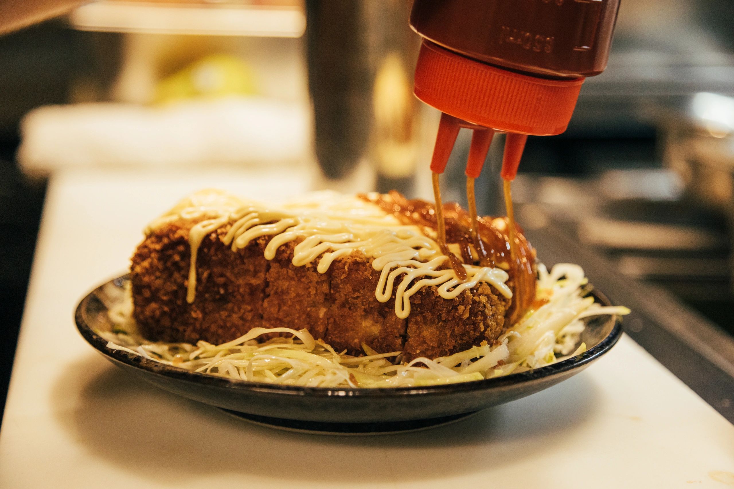 JAPANESE COMFORT FOOD FRIED GROUND PORK CUTLET MENCHI KATSU