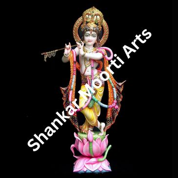 Krishna Bhagwan marble moorti, Lord Krishna statue, marble Krishna idol, Krishna moorti for home