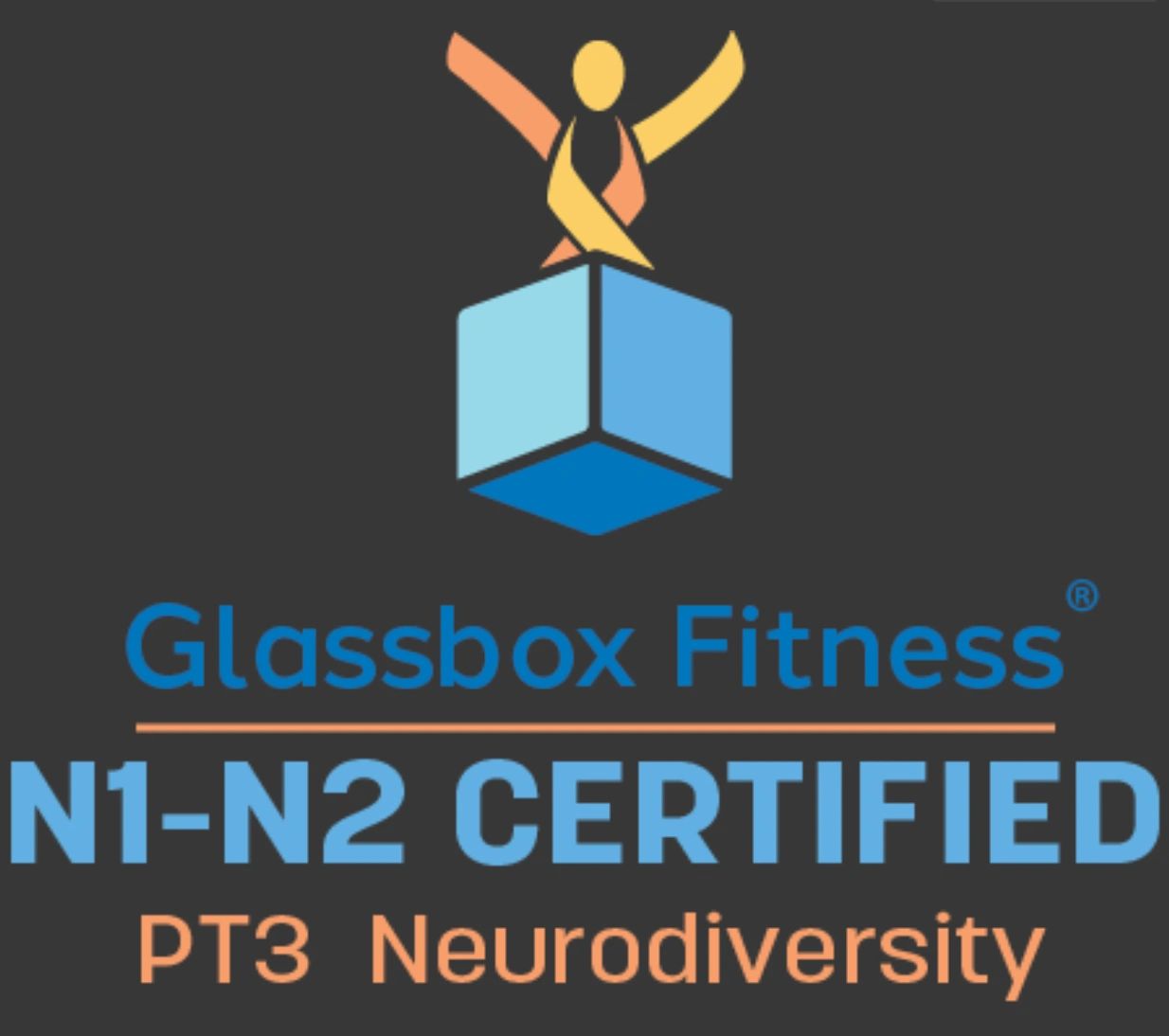 Glassbox Fitness N1-N2 Certified PT3 Neurodiversity logo.