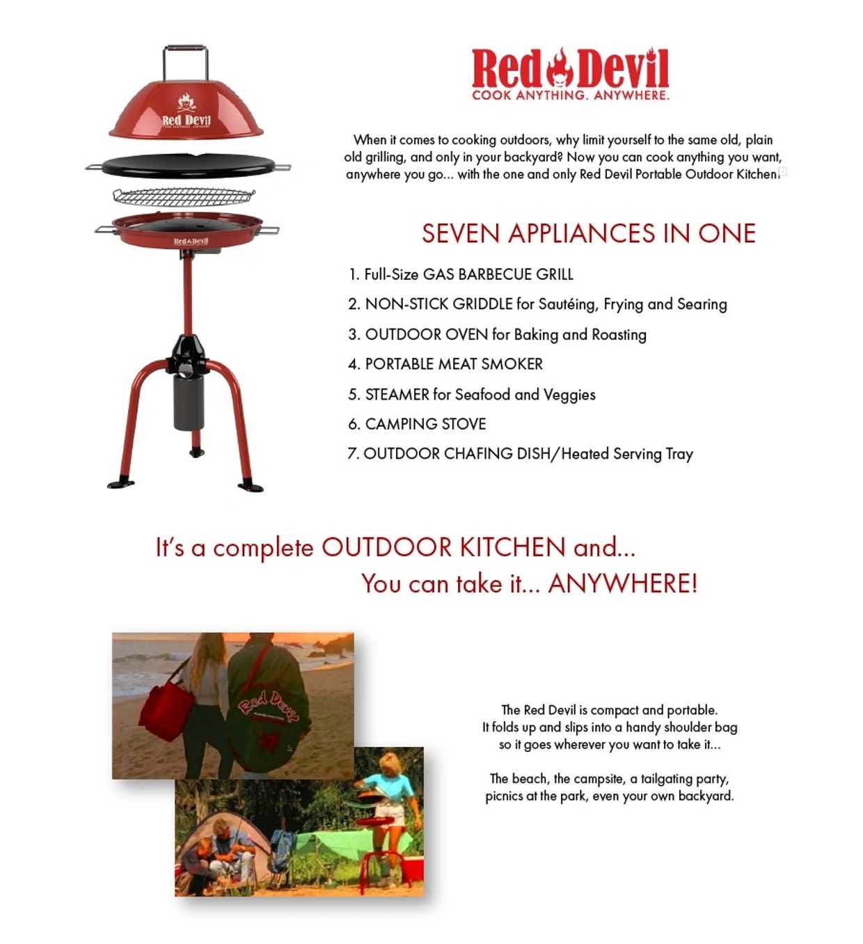 Red Devil - The Portable Outdoor Kitchen