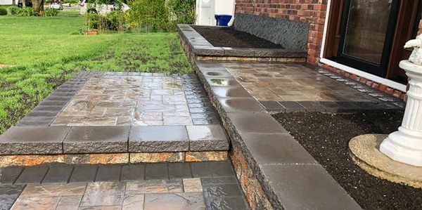 stoop stone steps paver