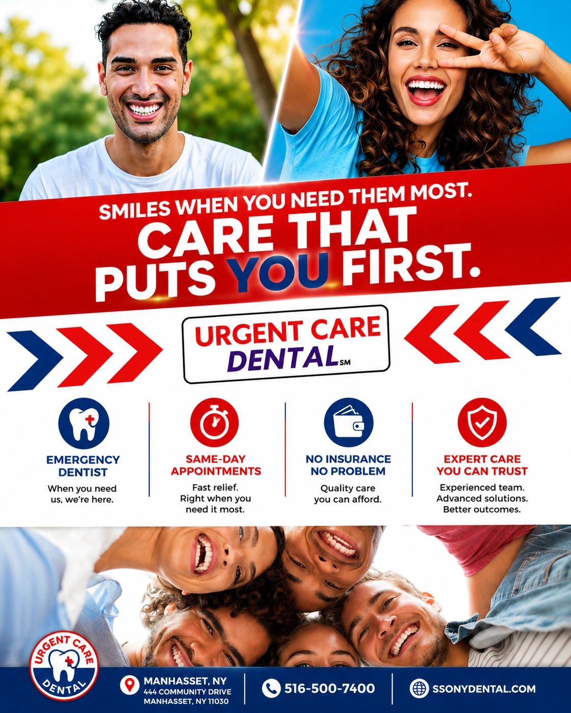 Urgent Care Dental offers same-day appointments and expert care you can trust.