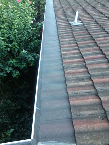 Leaf free gutter with gutter protection