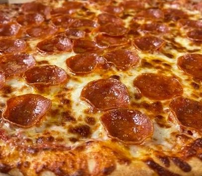 Yummy delicious pizza for carryout or delivery, cheesy, greenville sc