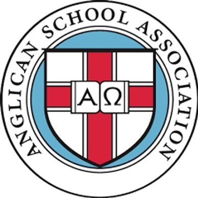 Logo of the Anglican School Association with a shield and cross.