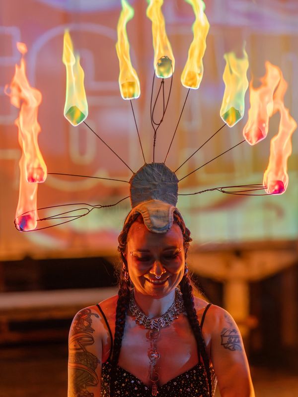 Y.E. Torres (ms.YET) Bellydancer, Fire Performer & Flow Artist 
