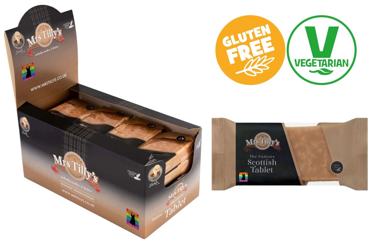 Mrs Tilly's TRADITIONAL SCOTTISH TABLET Bars - FULL BOX