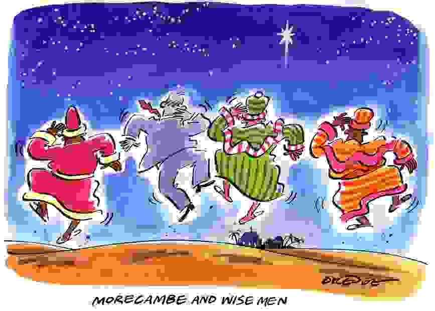 Private Eye Christmas Card 2000