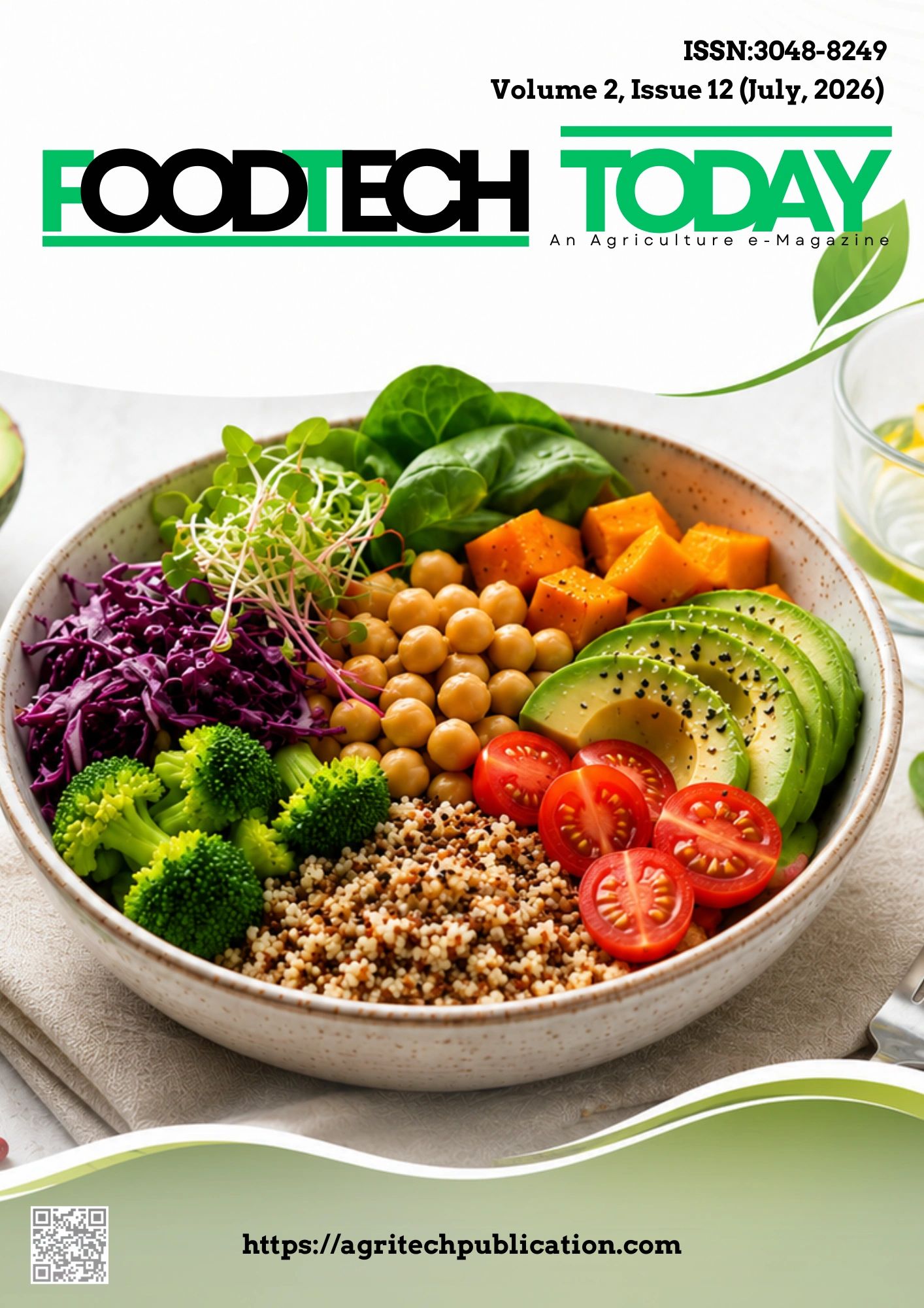 Cover of FoodTech Today featuring a vibrant healthy salad bowl.