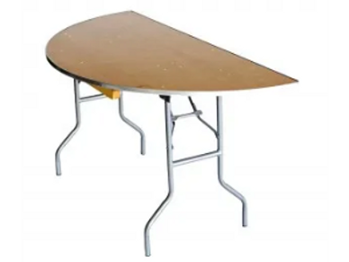 half moon table
