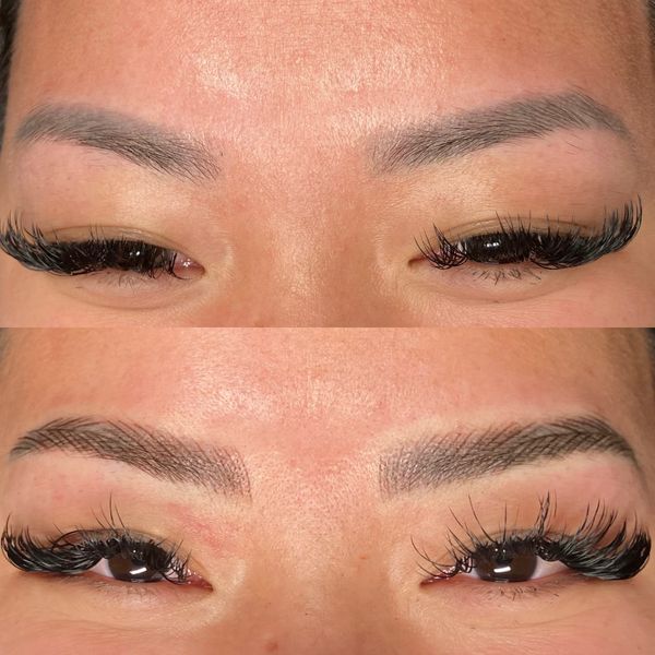 Nano Brows Before & After!