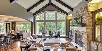 Large Living Room with Natural Lighting