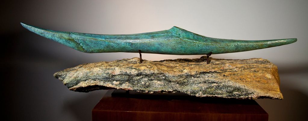 “Wandering Spirit”
One of a Kind
Bronze Granite
12 x 40 x 9 inches
Sold
