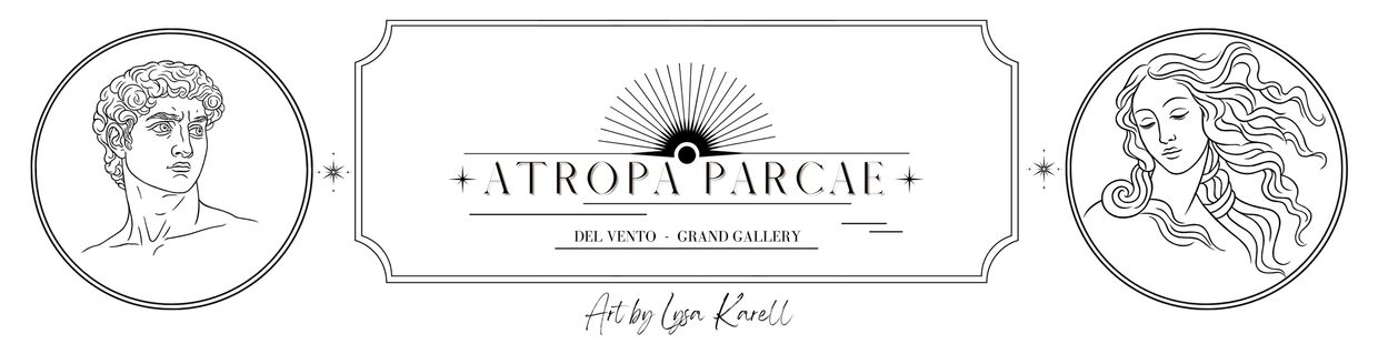 Atropa Parcae Italian Renaissance David & Venus Classical fine Art prints Illustrations Drawing 