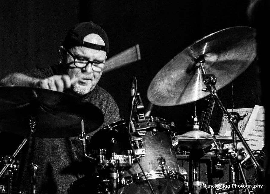 Vancouver drummer and drum teacher Matthew Atkins playing at Canadian Country Music Week